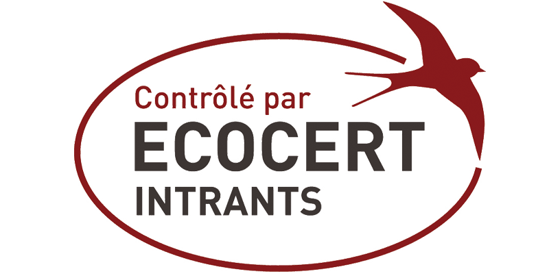 Approved by Ecocert Raw Materials