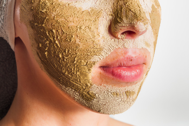 yellow clay face mask