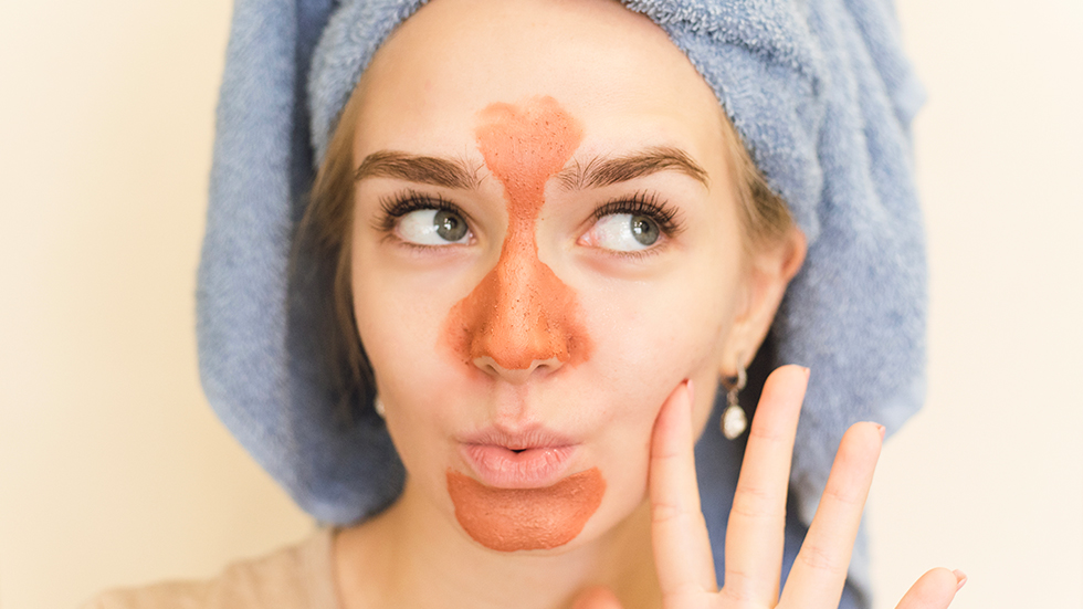 Masque à l’argile rouge du Velay sur la zone T