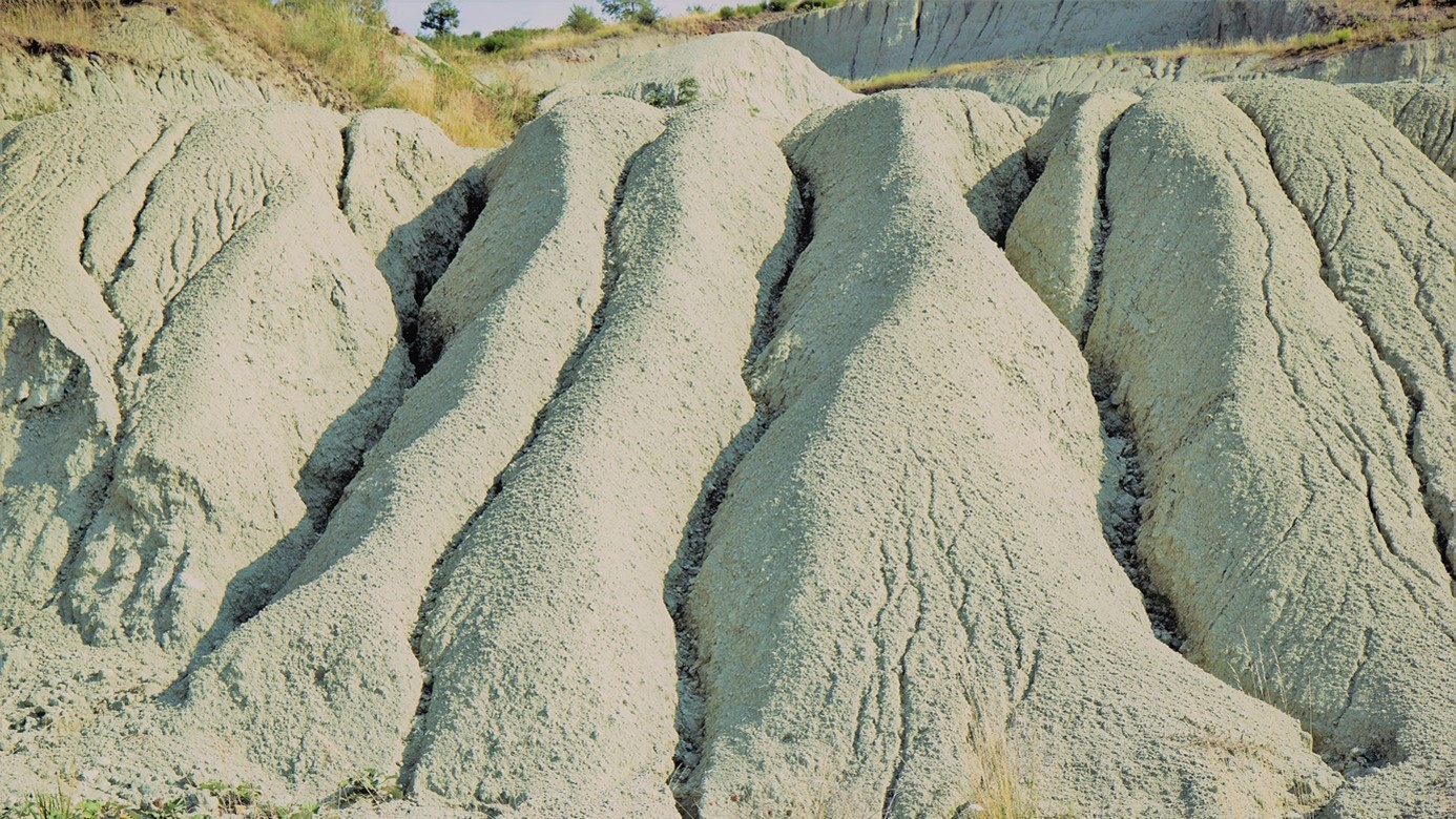 Natural quarry of Argile du Velay